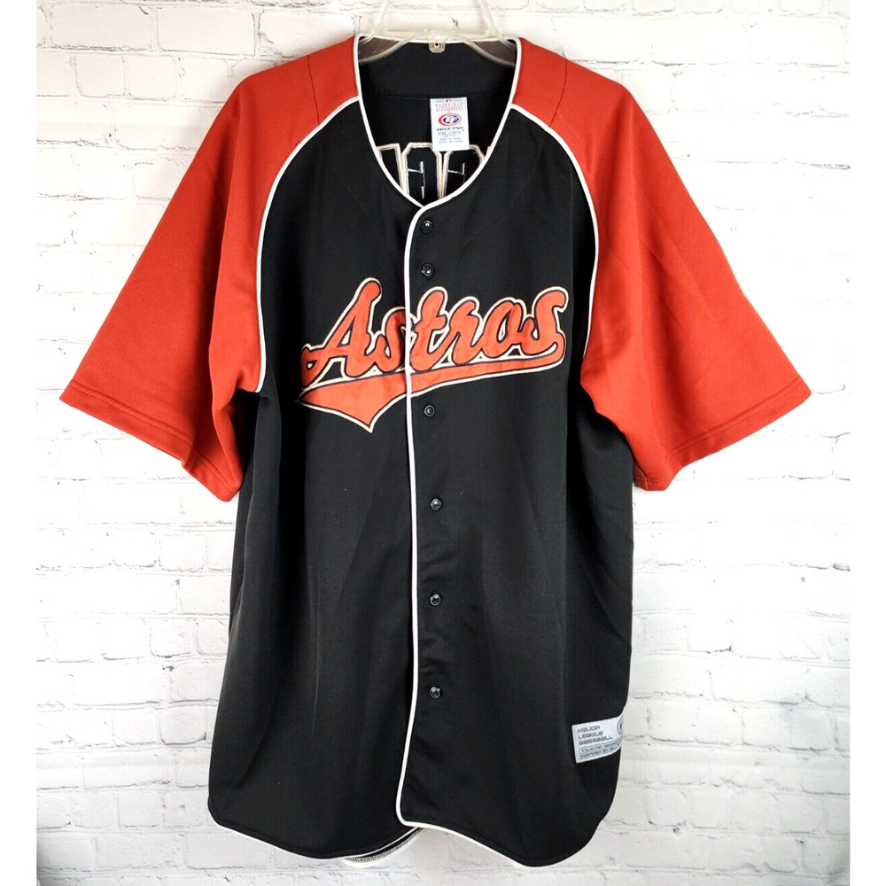 Craig Biggio Houston Astros Vtg Alternate Jersey MLB True Fan Series 2XL 50-52